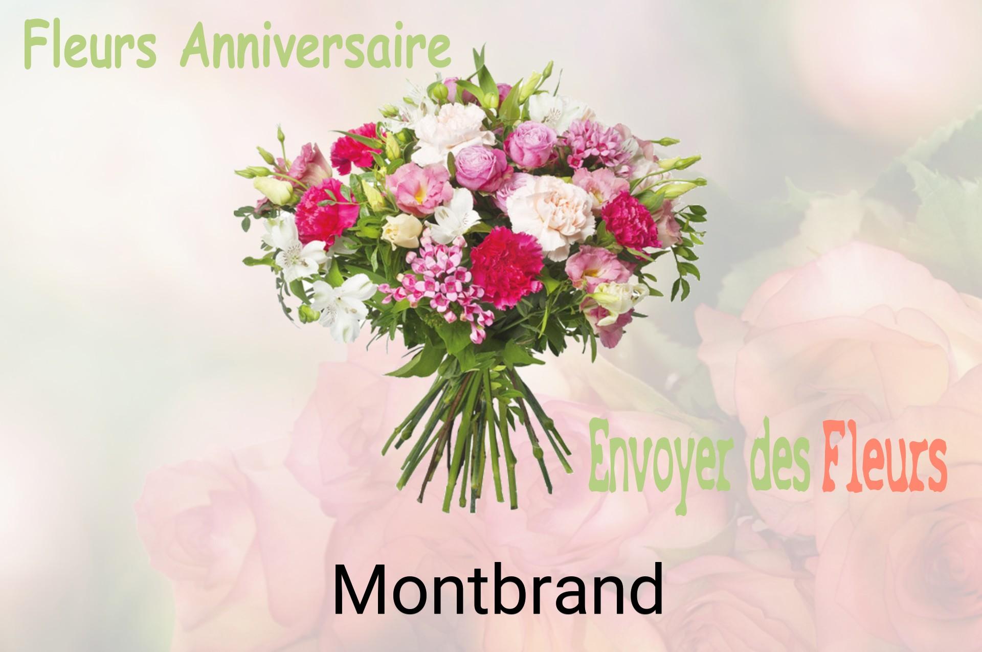Bouquet de fleurs d’anniversaire livré à Montbrand