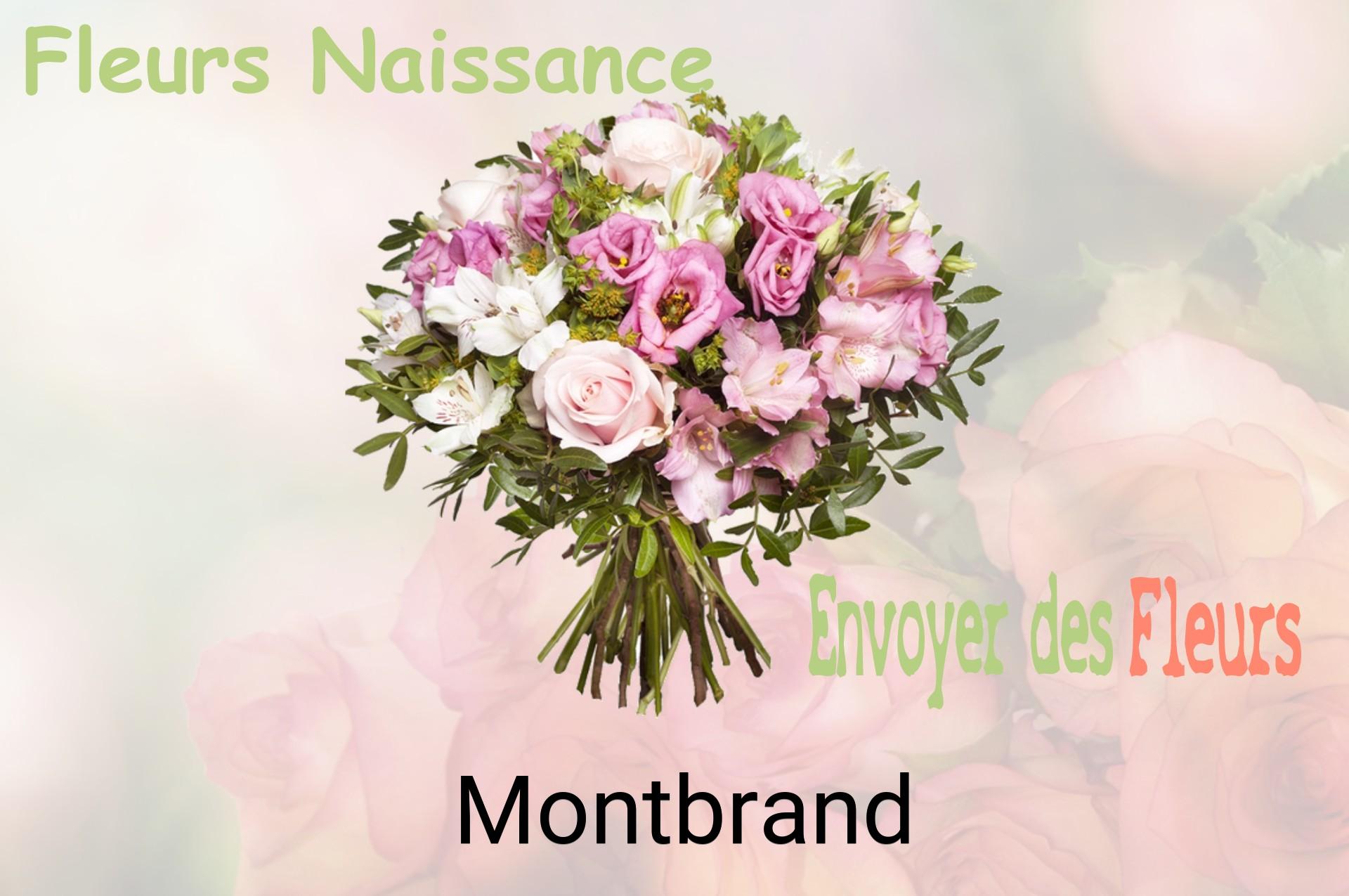 Bouquet de fleurs de naissance livré à Montbrand